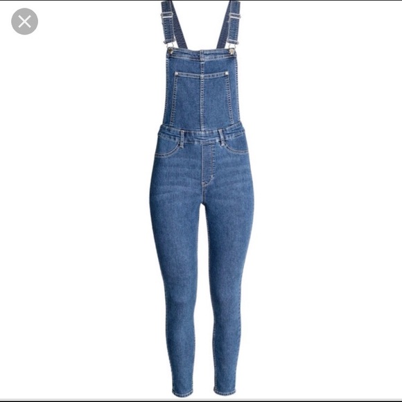 h&m denim overall